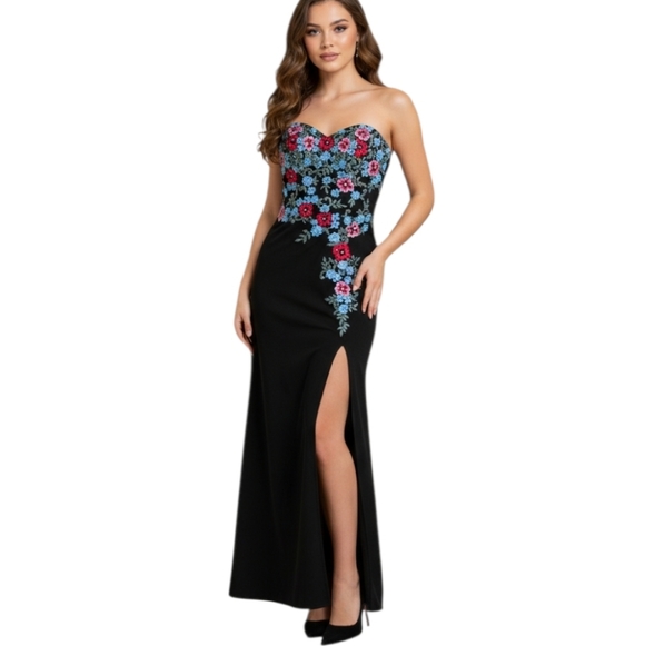 Blondie Nites Dresses & Skirts - Vintage Blondie Nites Strapless Gown- 3